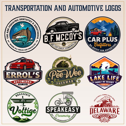 Transportation and Automotive Logos