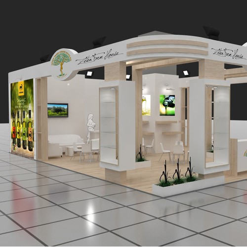 Zeten Farm House Stand 3D mockup for Gulfood Event 
