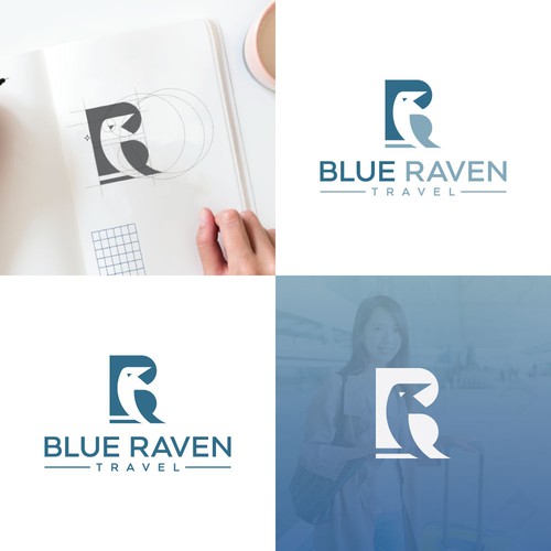 Blue Raven Travel Logo