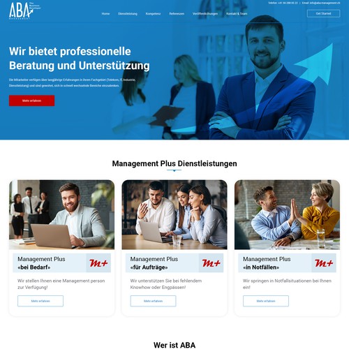 Modern Website for Consulting and Management Firm