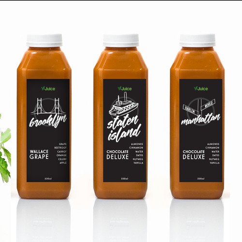NYC Themed Juice Bar