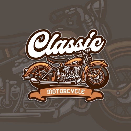 Classic Motorcycle Logo