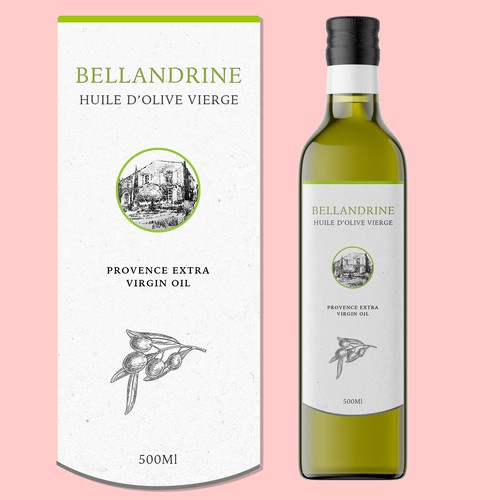 Olive Oil Label Design