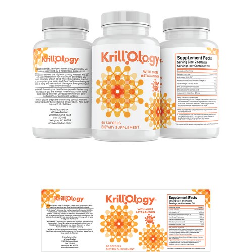 Supplement Label Design