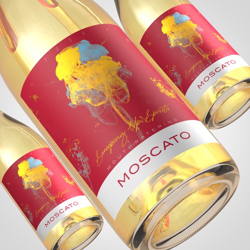 Wine label design