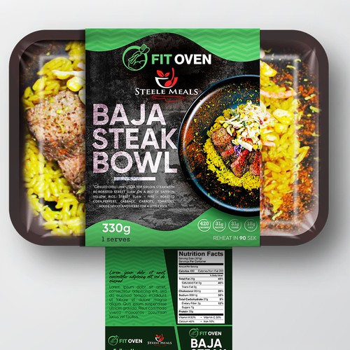 Fit Oven Baja Steak Bowl