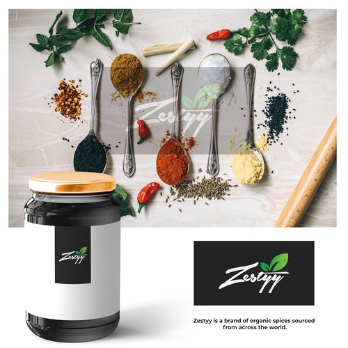 Create the logo for a fun and innovative spice brand