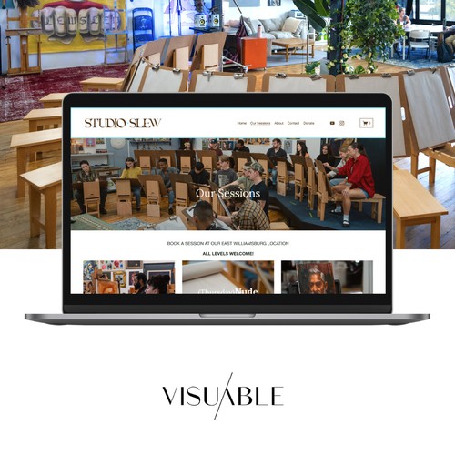 Squarespace Website for an Art Studio & Creative Hub