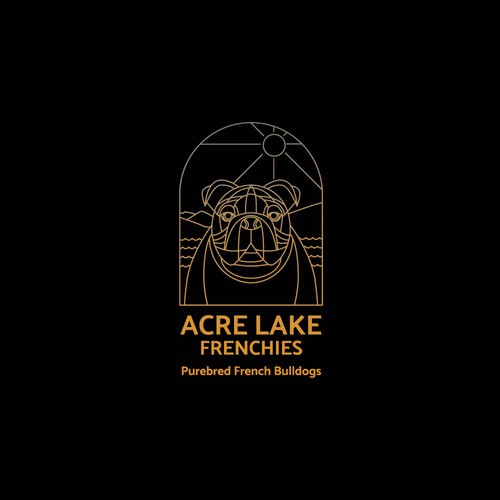 Acre Lake Frenchies Logo Concept