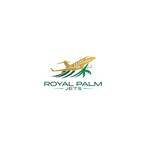Luxury Aviation Logo for Royal Palm Jets