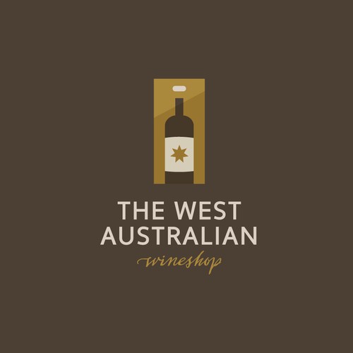 Logo concept for The West Australian Wineshop