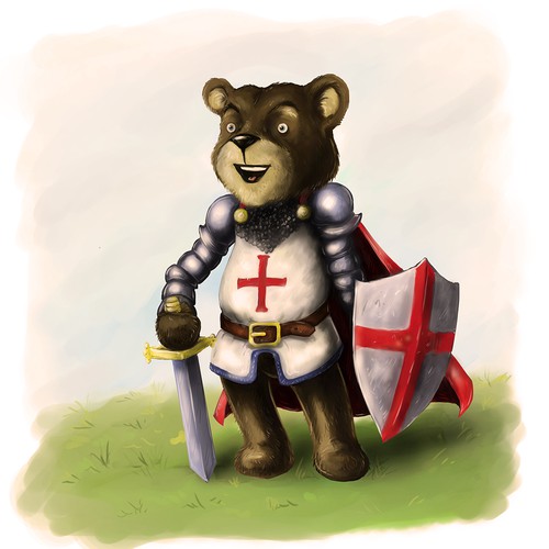 Concept illustration for Teddy bear character