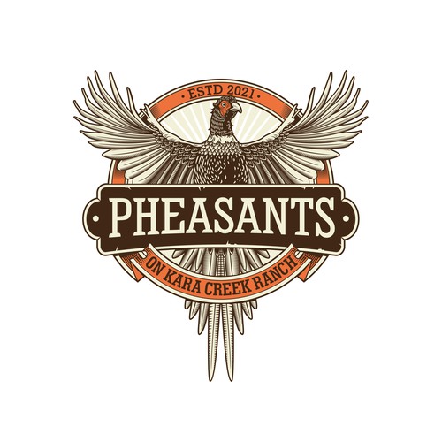 Pheasants badge design