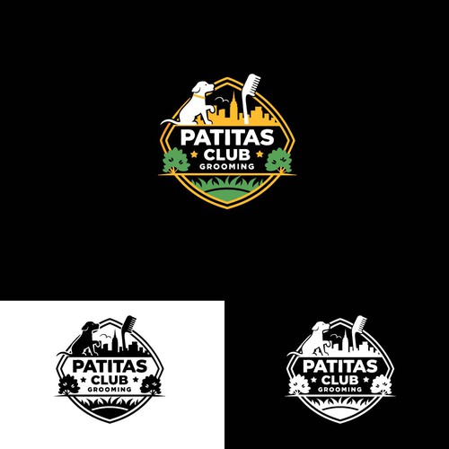 PATITAS CLUB GROOMING LOGO DESIGN