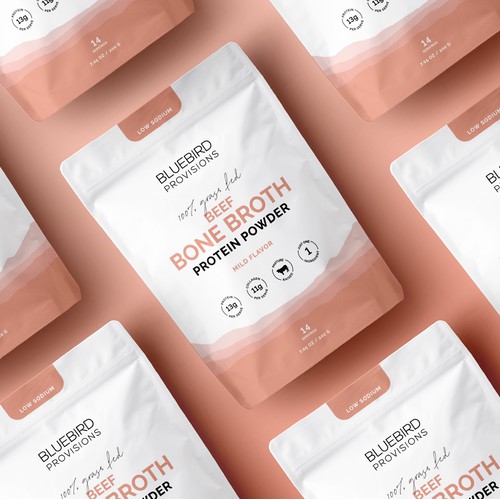 Beef bone broth protein powder | packaging