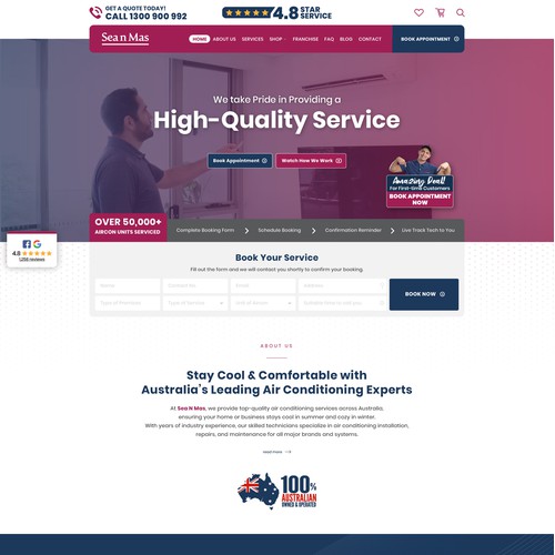 Seanmas Webpage Design