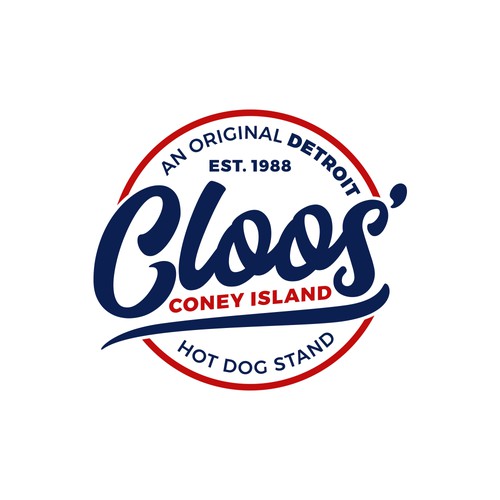 Logo for an original Detroit hot dog stand