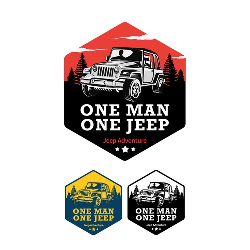 One man, One jeep