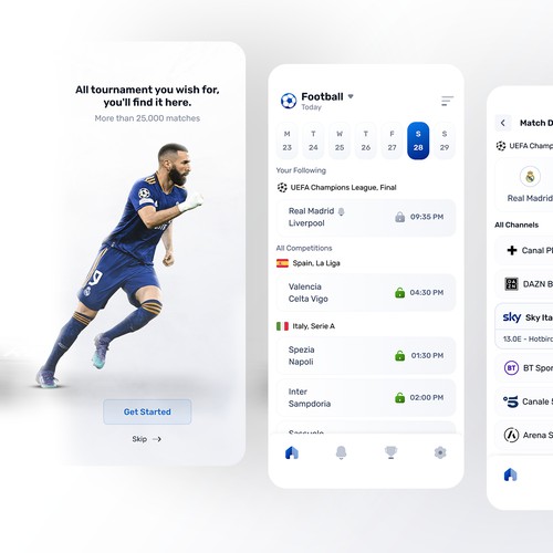 Sport Eventz UI Redesign