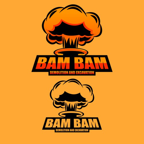 Powerful and bold logo for Bam Bam