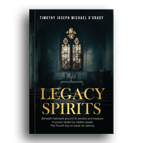Book Cover Design Concept for "Legacy Spirits"
