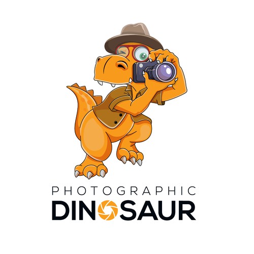 Photographic Dinosaur logo