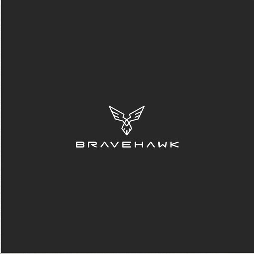 Modern  & Masculine Bravehawk Logo