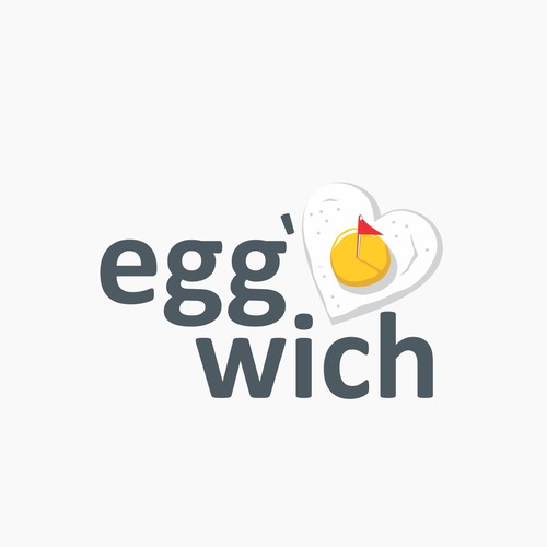 Logo concept for egg and sandwich