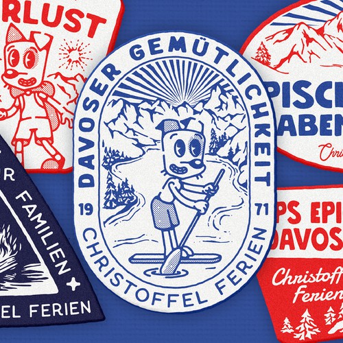 Badge design for Christoffel Ferien