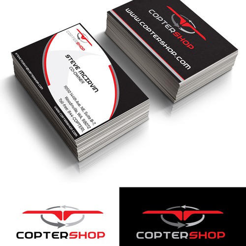 Make an awesome new logo and business cards for CopterShop.com!