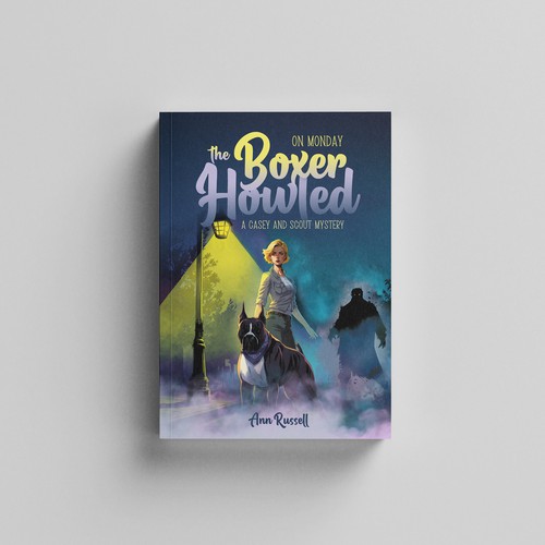 Dog mystery book cover