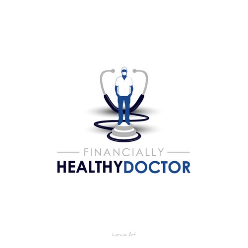 Unique logo of Financially Healthy Doctor