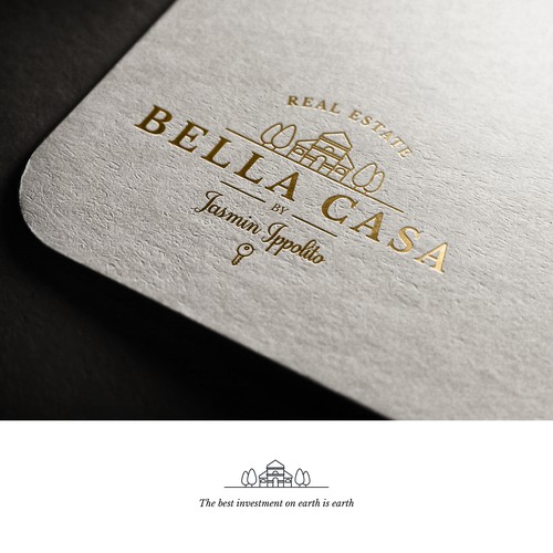 Logo & brand identity for Bella Casa, real estate company. 