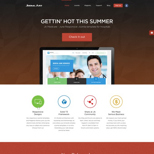 JoomlArt Design Contest #02 - Corporate / Business