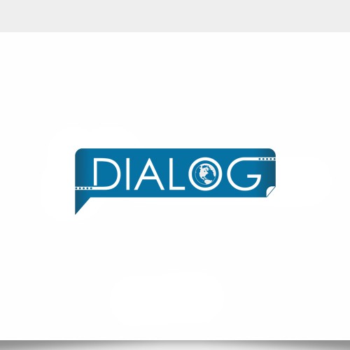 Create a logo for crowd-controlled conversation series, Dialog.