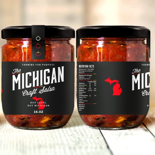 *** High end salsa maker, Michigan Craft Salsa, needs your talents to perfect our packaging! ***