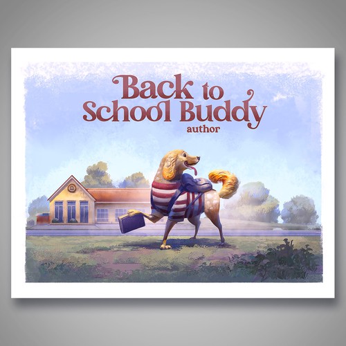 children book, back to school buddy