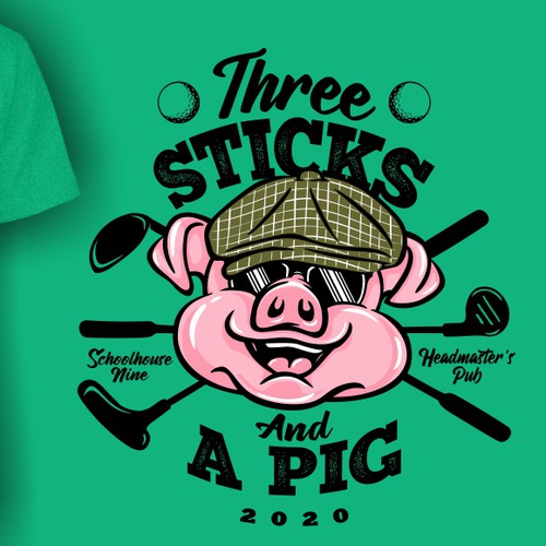 Three Sticks and A Pig