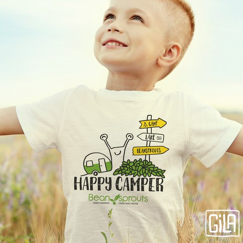 T-shirt design for a childcare center