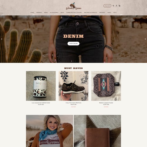  The Bucking Bronco Website Design