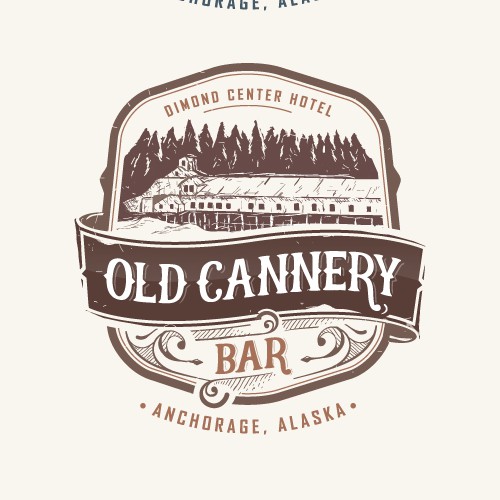 Vintage bar logo design