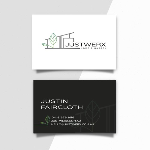 Business Card design for JUSTWERX