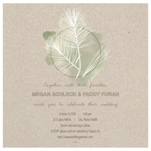 Wedding invitation