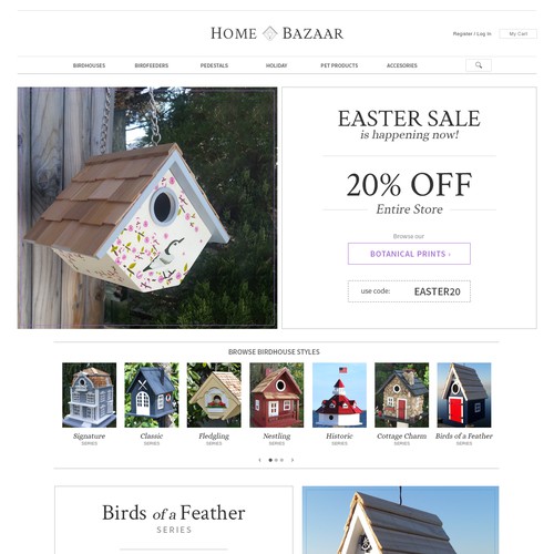 Birdhouse & Pet Accessories Website