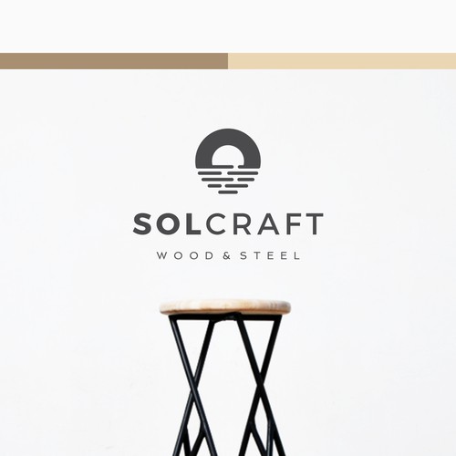 Bold Iconic Logo for Solcraft Custom Fabrication