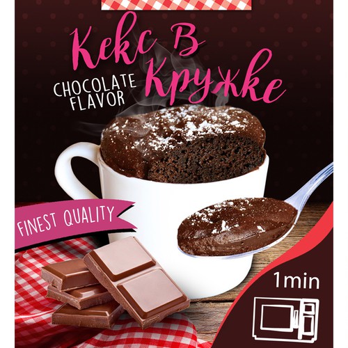 Packaging for mug cake