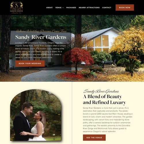 Wedding Venue Website