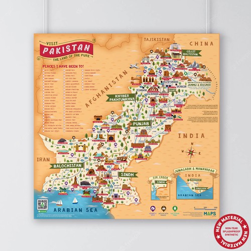 Visit Pakistan Map