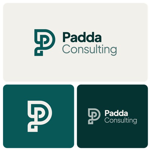 Bold logo concept for consulting firm.