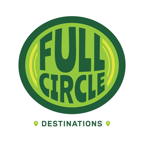 Fun Retro Logo for Destination company